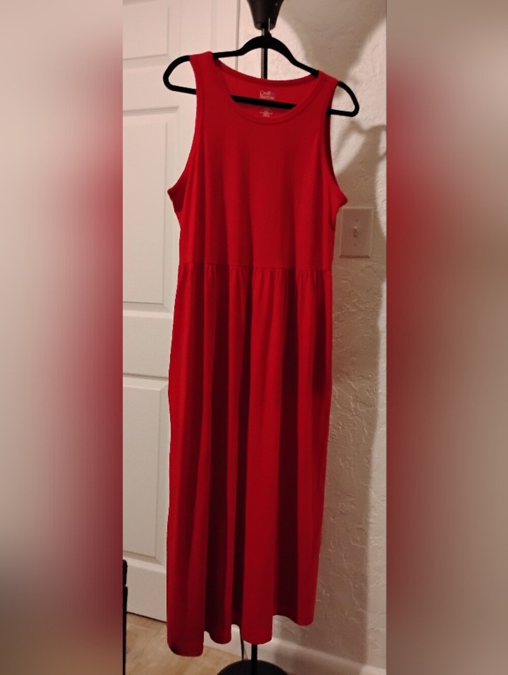 Cotton Blend Croft & Barrow Sleeveless Midi Dress Size L